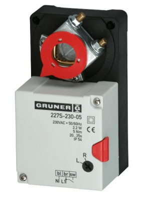 Электропривод системы вентиляции Gruner 227-230-05