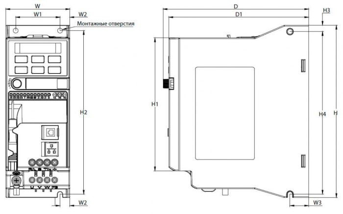 Частотный преобразователь Danfoss VEDA Drive VF-51 7,5 кВт ABA00010