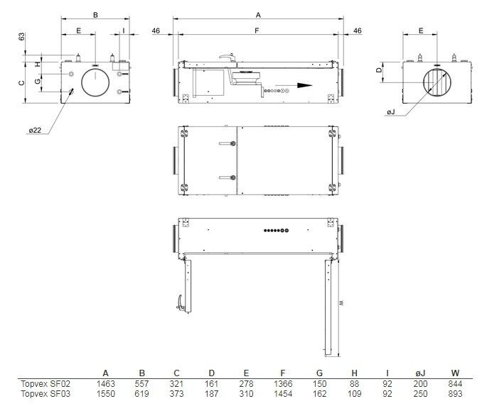 Приточная вентиляционная установка Systemair Topvex SF02 EL 4,5kW