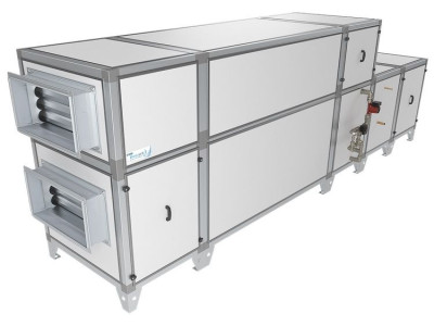 Приточно-вытяжная вентиляционная установка Breezart 8000-C Aqua RP F PB