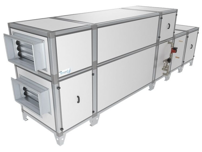 Приточно-вытяжная вентиляционная установка Breezart 8000-C Aqua RP F PB