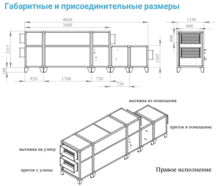 Приточно-вытяжная вентиляционная установка Breezart 8000-C Aqua RP F PB