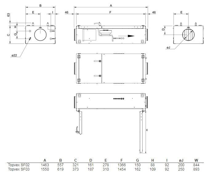Приточная вентиляционная установка Systemair Topvex SF02 EL 9kW