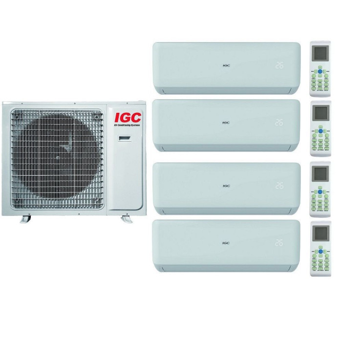 Комплект мульти-сплит-системы IGC RAM4-X36URH / RAK-X09RHx4