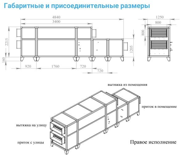 Приточно-вытяжная вентиляционная установка Breezart 8000-C Aqua RP W PB