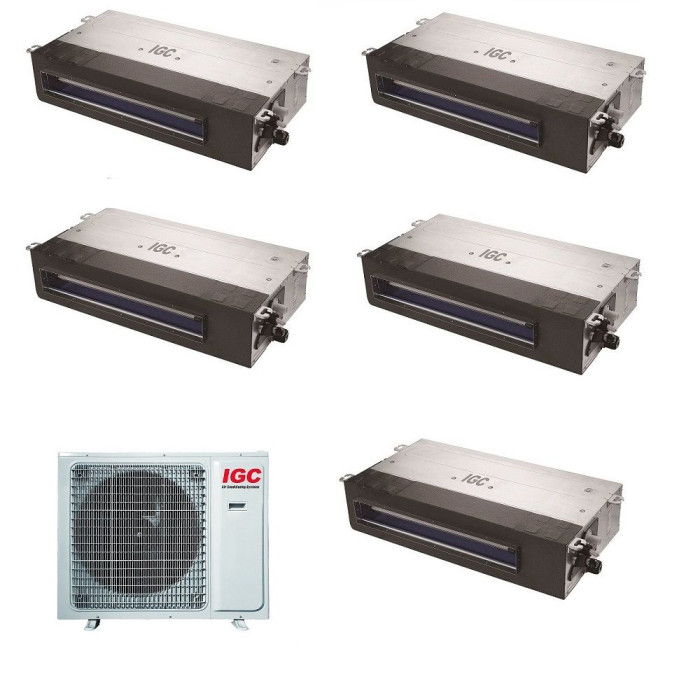Комплект мульти-сплит-системы IGC RAM5-X42URH / RAD-X09RHx5