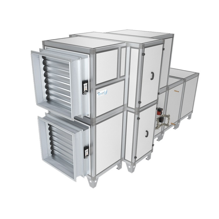 Приточно-вытяжная вентиляционная установка Breezart 8000-C Aqua RR W