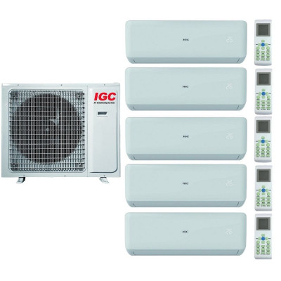 Комплект мульти-сплит-системы IGC RAM5-X42URH / RAK-X09RHx5