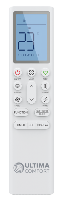 Инверторные сплит-системы серии ELYSIUM NERO Inverter ELN-I07PN