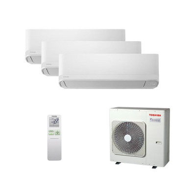 Комплект мульти-сплит-системы Toshiba RAS-3M26G3AVG-E / RAS-B07CKVG-EE + RAS-B10CKVG-EEx2