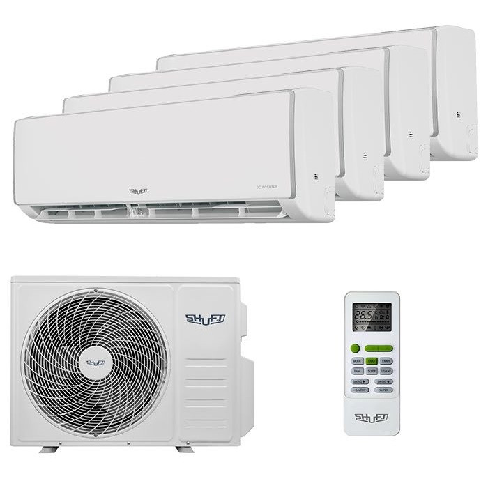 Комплект мульти-сплит-системы Shuft SFMO/I-32 FMI-4/N8 / SFMS/I-09 HB FMI/N8x4