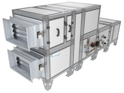 Приточно-вытяжная вентиляционная установка Breezart 2700-C Aqua RR W