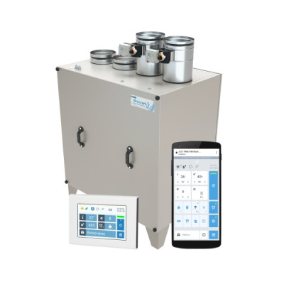 Приточно-вытяжная вентиляционная установка Breezart 500-C Lux RP VB