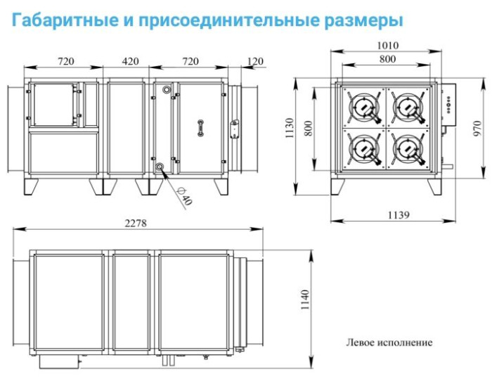 Приточная вентиляционная установка Breezart 10000-C Aqua