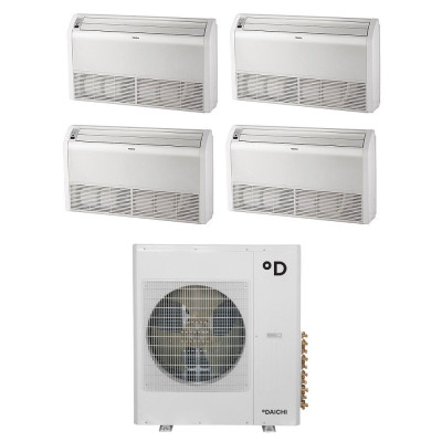 Комплект мульти-сплит-системы Daichi DF100A4MS1R1 / DA25AMKS1Rx4