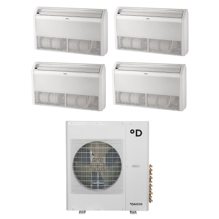 Комплект мульти-сплит-системы Daichi DF100A4MS1R1 / DA25AMKS1Rx4