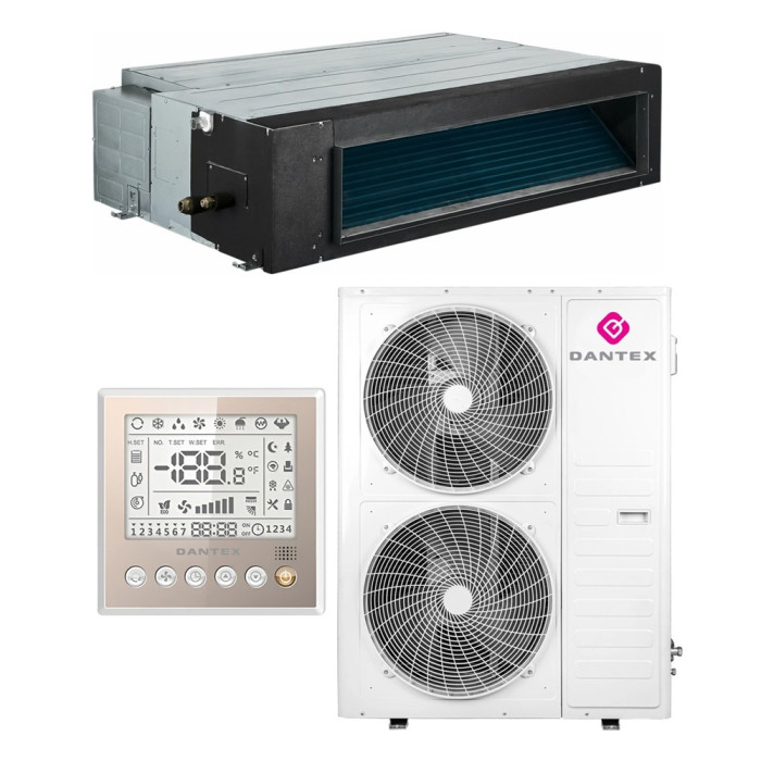 Полупромышленная сплит-система канального типа Dantex RK-48BHT3N / RK-48HT3NE-W
