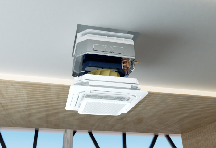 Сплит-система кассетного типа серии HEAVY CLASSIC 2022 AUC-60HR4SKA/AUC-950R/AUW-60H6SP1 (комплект)