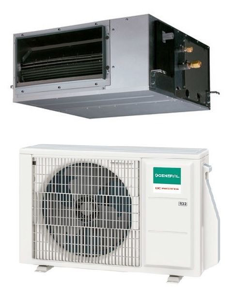 Полупромышленная сплит-система канального типа General ARXG14KHTAP / AOHG14KBTB