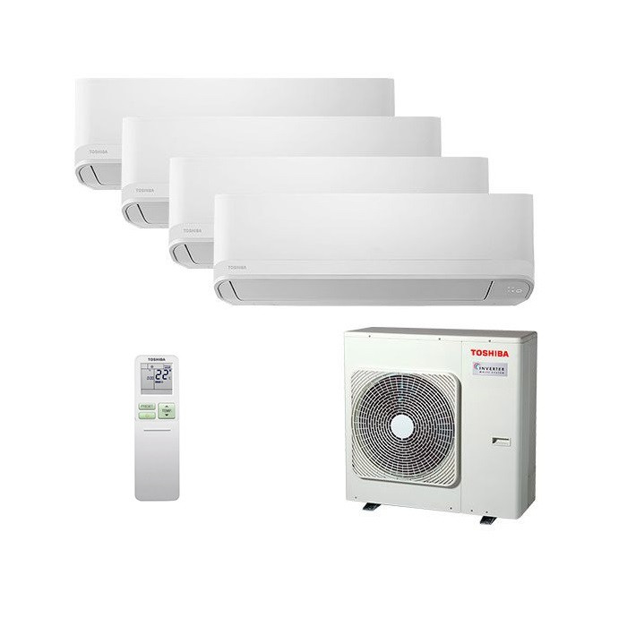 Комплект мульти-сплит-системы Toshiba RAS-4M27G3AVG-E / RAS-B05CKVG-EEx2 + RAS-B07CKVG-EEx2