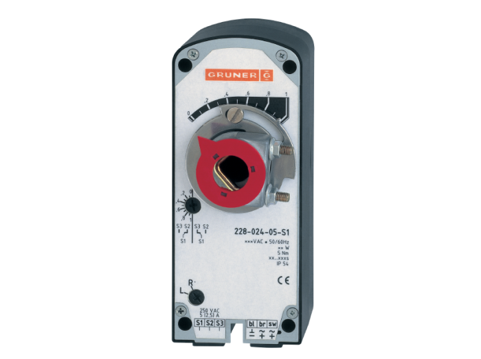 Электропривод системы вентиляции Gruner 341C-024-05