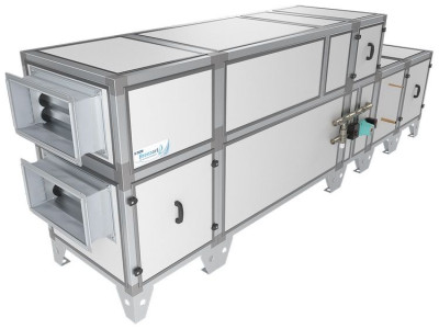 Приточно-вытяжная вентиляционная установка Breezart 2000-C Aqua RP F PB