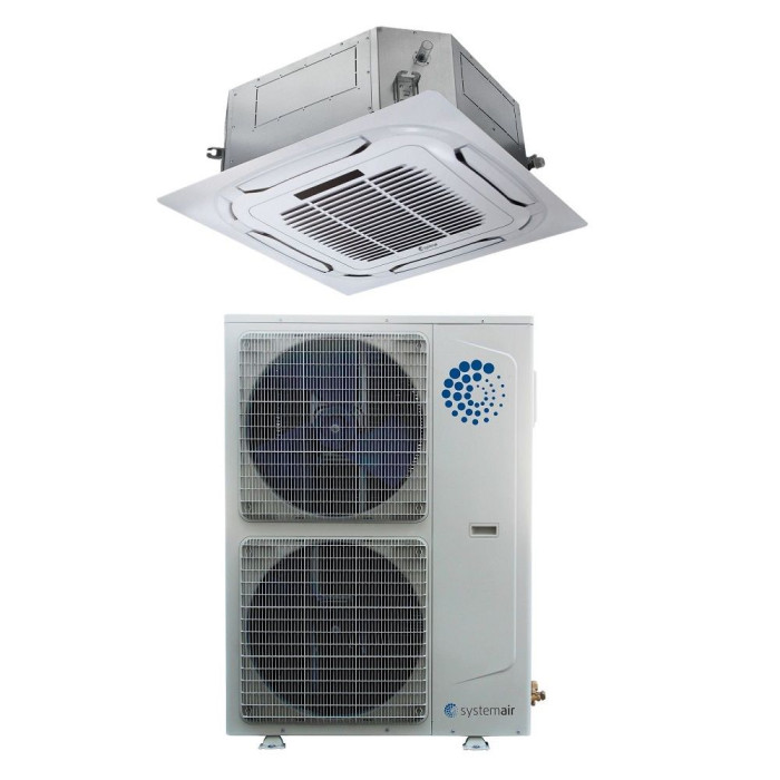 Сплит-система кассетного типа Systemair SYSPLIT CASSETTE 60 EVO HP R