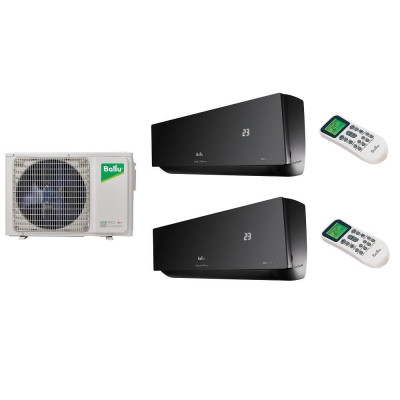 Комплект мульти-сплит-системы Ballu BA2OI-FM/out-18HN8/EU / BSUI-FM/in-09HN8/EU_BLx2