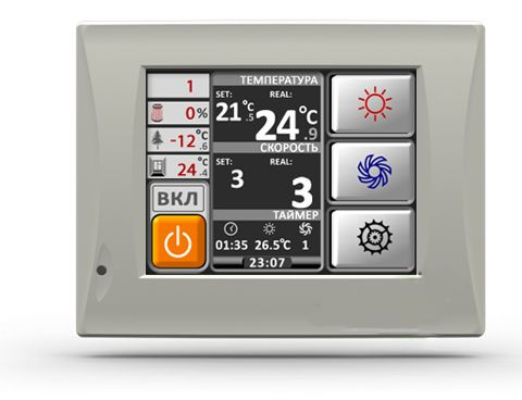 Приточная вентиляционная установка Komfovent ОТД-S-1000-F-HW-M5/M5-GTC