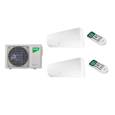 Комплект мульти-сплит-системы Ballu BA2OI-FM/out-18HN8/EU / BSUI-FM/in-09HN8/EUx2