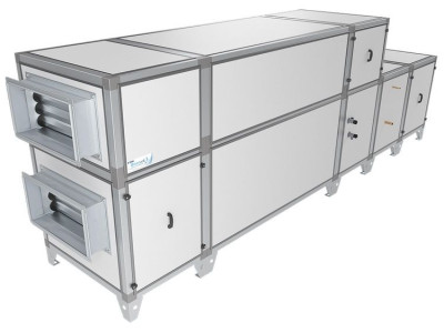 Приточно-вытяжная вентиляционная установка Breezart 10000-C Aqua RP F PB