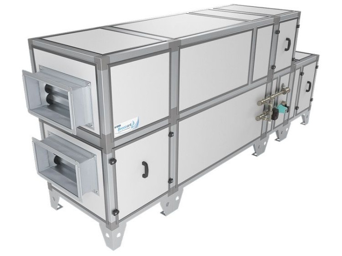 Приточно-вытяжная вентиляционная установка Breezart 2000-C Aqua RP W PB