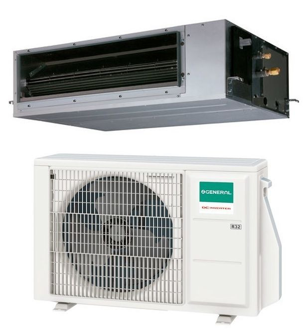 Полупромышленная сплит-система канального типа General ARXG18KHTAP / AOHG18KBTB