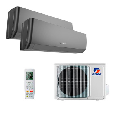 Комплект мульти-сплит-системы Gree GWHD(14)NK6OO (LC)(LH) / GWH09AGCXB-K6DNA4F/Ix2