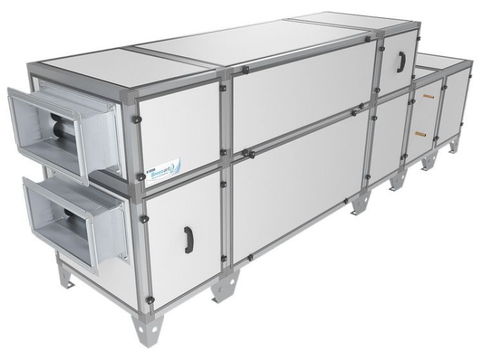Приточно-вытяжная вентиляционная установка Breezart 3700-C Lux RP W PB 15