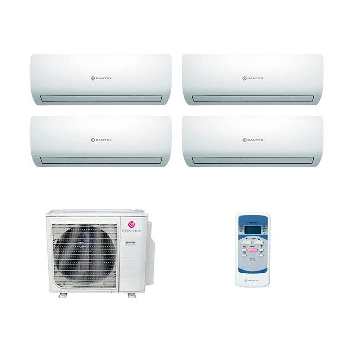Комплект мульти-сплит-системы Dantex RK-4M28HM3E-W / RK-M07C3Nx4