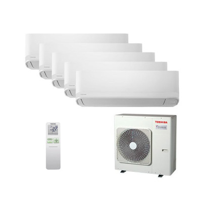 Комплект мульти-сплит-системы Toshiba RAS-5M34G3AVG-E / RAS-B10CKVG-EEx5