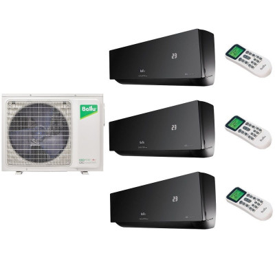 Комплект мульти-сплит-системы Ballu BA3OI-FM/out-27HN8/EU / BSUI-FM/in-09HN8/EU_BLx3