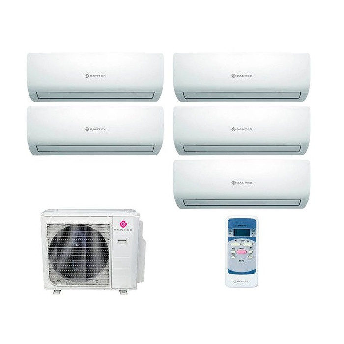 Комплект мульти-сплит-системы Dantex RK-5M42HM3E-W / RK-M07C3Nx5