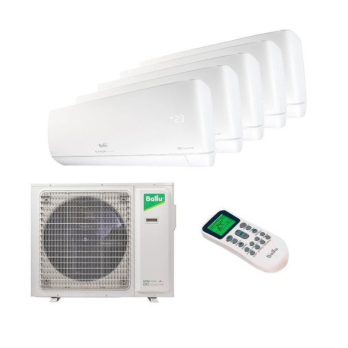 Комплект мульти-сплит-системы Ballu BA5OI-FM/out-42HN8/EU / BSUI-FM/in-07HN8/EUx2 + BSUI-FM/in-09HN8/EUx2 + BSUI-FM/in-12HN8/EU